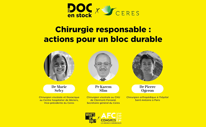 Chirurgie responsable : Actions pour un bloc durable